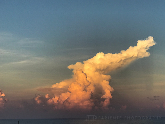 Cancun evening sun